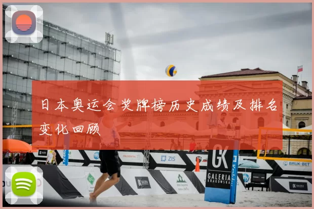 日本奥运会奖牌榜历史成绩及排名变化回顾